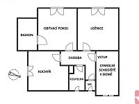 Exkluzivně prodej vícegeneračního domu na pozemku 595m2, P4-Michle, sklep, půda, samostatná garáž - Pod sychrovem, byt2