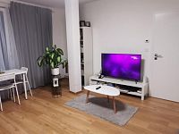 Pronájem 2kk 40m2 P4 Nusle Pod Stárkou, novostavba, nezařízen