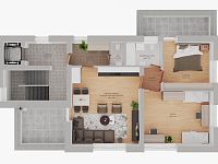 Exkluzivně prodej moderní novostavby 3kk 74m2 v Rezidenci Slepá, terasa, balkon, garáž, zahrada - Foto 3