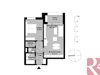 Pronájem 2kk 52m2 P4 Modřany ve stylovém areálu Modřanský Cukrovar, GS, Lodžie - Foto 5