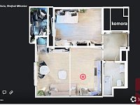 Pronájem 2kk 50m2, P10 Uhříněves, ul. Karla Guta, lodžie, garážové stání - Foto 4