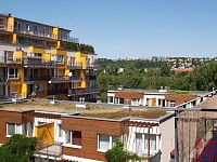 Pronájem bytu 2kk 57m2, P9 Vysočany, ul. Pod Harfou, novostavba, balkón, garážové stání - vhled