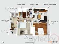 Prodej dvougeneračního rodinného domu s garáží a zahradou 905 m2  Jesenice u Prahy - Foto 24