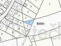 Běštín - prodej pozemku 8080 m2 v obci u fotbalového hřiště v blízkosti stavebního pásma - Foto 5