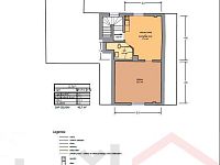 Patrový rodinný dům s pozemkem 482 m2, obec Pyšely - Plánek Pyšely 2.NP.JPG
