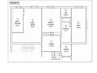 2+1, zahrada, garáž, Praha 5 - Klamovka - planek