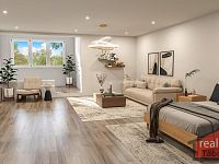 Prostorný přízemní byt 1+kk, Nupaky, Praha východ