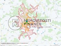 Prodej bytu o dispozici 4+1, podlahová plocha 79,89 m2 ve 3. NP, obec Kaliště, Nadějkov u Milevska - Dosažitelná vzdálenost: kolo