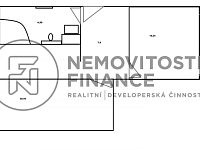 Pronájem prostorného bytu 2+1, o výměře 61,44 m2 s balkonem, Plzeňská ul. České Budějovice - Půdorys_rozměry.jpg
