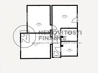 Prodej bytu 3+1, 86 m2 po rekonstrukci OV se zahradou, Dělnická ul., Velešín - Materport_Dělnická 230_Velešín_půdorys.jpg