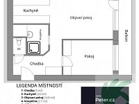 2016078 - nájem - 2+kk, Sportovní 2724, 276 01 Mělník - Foto 2