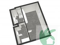 2016092 - nájem - 1+kk, S. K. Neumanna 160, 278 01 Kralupy nad Vltavou - Foto 2