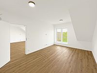 Moderní byt 3+kk s balkonem (4NP), parkovací stání a zahrada, lokalita České Budějovice, K. Lávičky - Pokoj_pohled 1.jpg