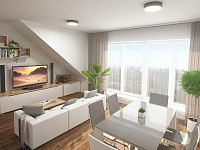 Moderní byt 3+kk s balkonem (4NP), parkovací stání a zahrada, lokalita České Budějovice, K. Lávičky - Vizualizace