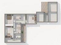 Prodej samostatně stojícího rodinného domu s rozlehlým pozemkem, lokalita Skočice – Lidmovice - RD_Lidmovice_Skocice01_Orto.jpg