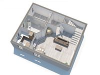 Rodinný dům 5 + kk s fotovoltaikou a zahradou 597 m², lokalita Homole u Českých Budějovic - RD_Homole_V2_Camera01_0004.jpg