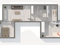 Prostorný byt 3+1, 66,8 m², lokalita Týn nad Vltavou, Komenského - 3_1_Tyn_nad_Vltavou_Orto.jpg