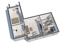 Prodej družstevního bytu 4+1 (upraven na 3+1) s lodžií – Lišov, Čechova - 3_1_Lisov01_Camera01_0001.jpg