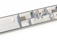 Prostorný rodinný dům s uzavřeným dvorem, zahradou a hospodářským zázemím,  Újezdec u Vlachova Březí - Podkroví