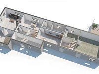 Prostorný rodinný dům s uzavřeným dvorem, zahradou a hospodářským zázemím,  Újezdec u Vlachova Březí - Přízemí