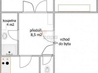 pronájem 2+1 72 m2 P5 Smíchov  po kompl. rek. ul. Na Celné 2.patro bez výtahu cihla část. zařízený - Foto 10