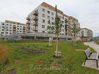 pronájem bytu 2+kk/B 57,6 m2 novostavba 2.patro s výtahem Praha 9 Kbely část. zař.