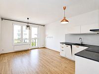 Pronájem bytu 2+kk/B/G 48 m2 v novostavbě, Praha 9 Čakovice, nezařízeno