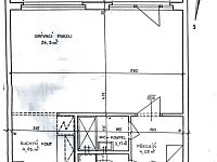 Pronájem bytu 1+kk/L, 39 m2, Šmolíkova, Praha 6, Ruzyně - Půdorys