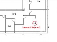 Pronájem kanceláře 66,4 m2 ulice Sokolovská - Foto 3
