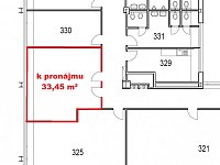 Pronájem kanceláře 33,45 m2 ulice Sokolovská - Foto 3
