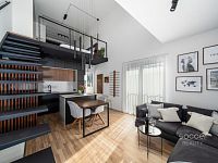 Prodej loftového bytu 1+kk s balkonem a možným sklepem a GS – Bydlení na Krejcárku, Praha 9. - Foto 7