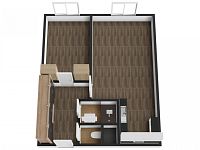 Pronájem bytu 2+kk/S, 45 m2, Praha 8 - Kobylisy, ul. Šimůnkova. - Foto 10