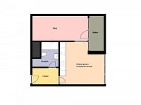 Pronájem bytu 2+kk/B, 46 m2 + 5 m2 balkon, ulice Breitfeldova, Praha 8 – Karlín. - Foto 14