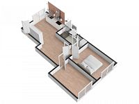 Pronájem krásného bytu 3+kk, 54 m2, Praha 6 - Břevnov, ul. Nad Motolskou nemocnicí. - Foto 14