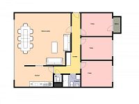 Pronájem krásného bytu 4+kk/B/PS,107 m2, Praha  5 - Smíchov, ul. Ostrovského. - Foto 2