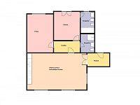 Nadstandardní velmi krásný byt ve vile se zahradou. - Půdorys