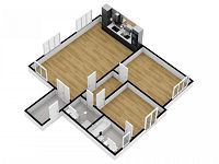 Nadstandardní velmi krásný byt ve vile se zahradou. - Půdorys