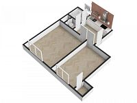 Pronájem bytu 2+k, 45 m2, Praha 3 - Žižkov, ul. Biskupcova. - Foto 13