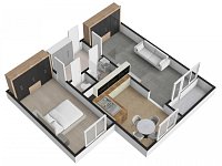 Pronájem bytu 2+1 s lodžií, celkem 60,11 m², Cíglerova, Praha 14 – Černý Most - Foto 7