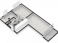 Pronájem hezkého bytu 2+1/L/S, 52 m2, ul. Chomutovská, Kadaň. - Foto 4