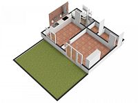 Pronájem bytu 1+1 s předzahrádkou, 37 m2, ul. Dandova, Praha 20 – H. Počernice. - Foto 15