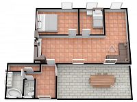 Hezký nadstandardní byt 3+kk, 76 m2, Černošice - Mokropsy. - Foto 5