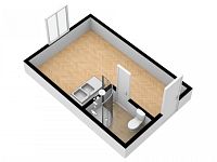 Pronájem bytu 1+kk, 16 m2, Praha 3 - Žižkov, Jeseniova. - Foto 11