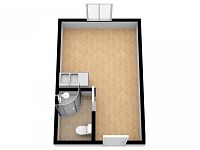 Pronájem bytu 1+kk, 16 m2, Praha 3 - Žižkov, Jeseniova. - Foto 12