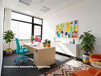Pronájem kanceláře 17,19 m2 ulice Sokolovská