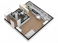 Pronájem bytu 1+kk/L/S, 25 m2, Praha  8 - Troja, ul. Písečná. - Foto 11