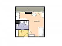 Pronájem bytu 1+kk/L/S, 30 m2, Praha  8 - Troja, ul. Písečná. - Foto 2