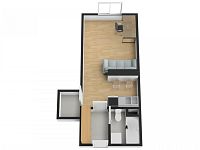 Pronájem hezkého bytu 1+kk, 29 m2, Praha 4 - Modřany, ul. Petržílova. - Foto 13