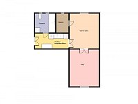 Pronájem bytu 2+kk, 45m2, Praha 5 - Smíchov, Grafická - Foto 2