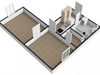 Pronájem bytu 2+kk, 45m2, Praha 5 - Smíchov, ul. Grafická. - Foto 13